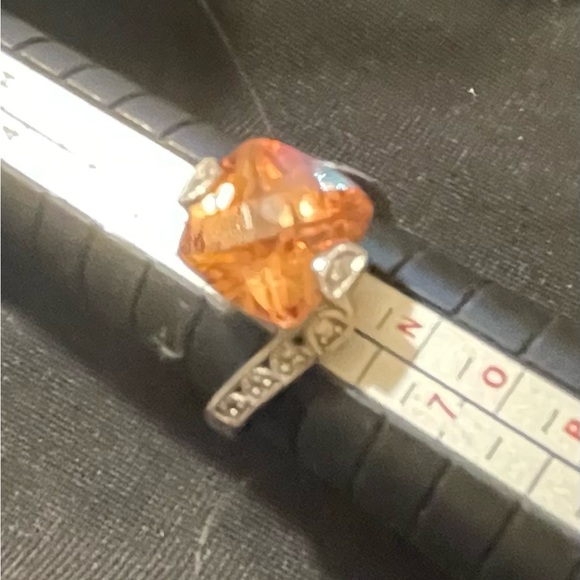 CZ topaz ring size 6 - Picture 7 of 7